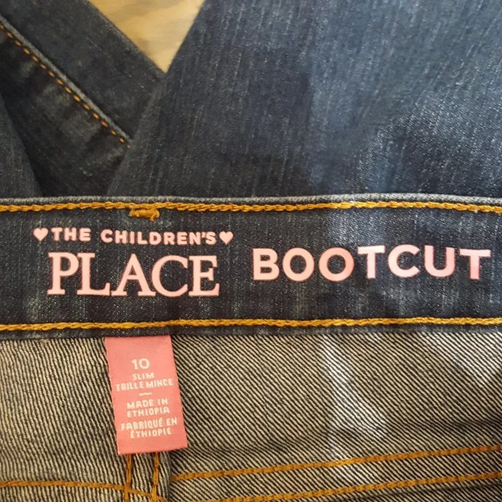 The Children's Place Jeans Bootcut Size 10 SLIM
